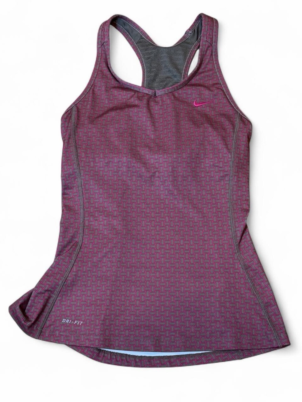 VTG Nike Purple Dri-FIT Racerback Sports Tank Medium